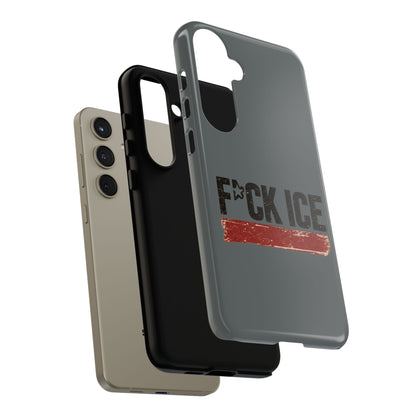 Phone Case - "F*CK ICE" Distressed Protest Design