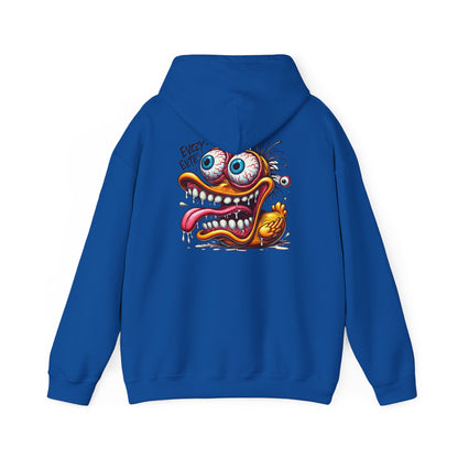 Crazy Cartoon Monster Hoodie - "Every Bite" Retro Hot Rod Art Pullover