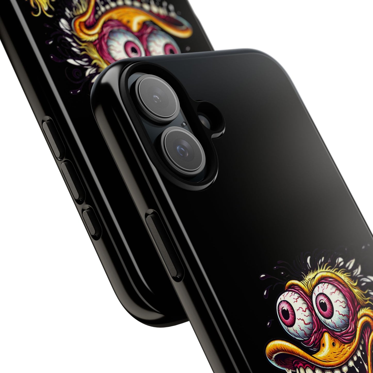 Duck Monster Phone Case — Crazy Cartoon Eye Duck Shock Design Tough Case