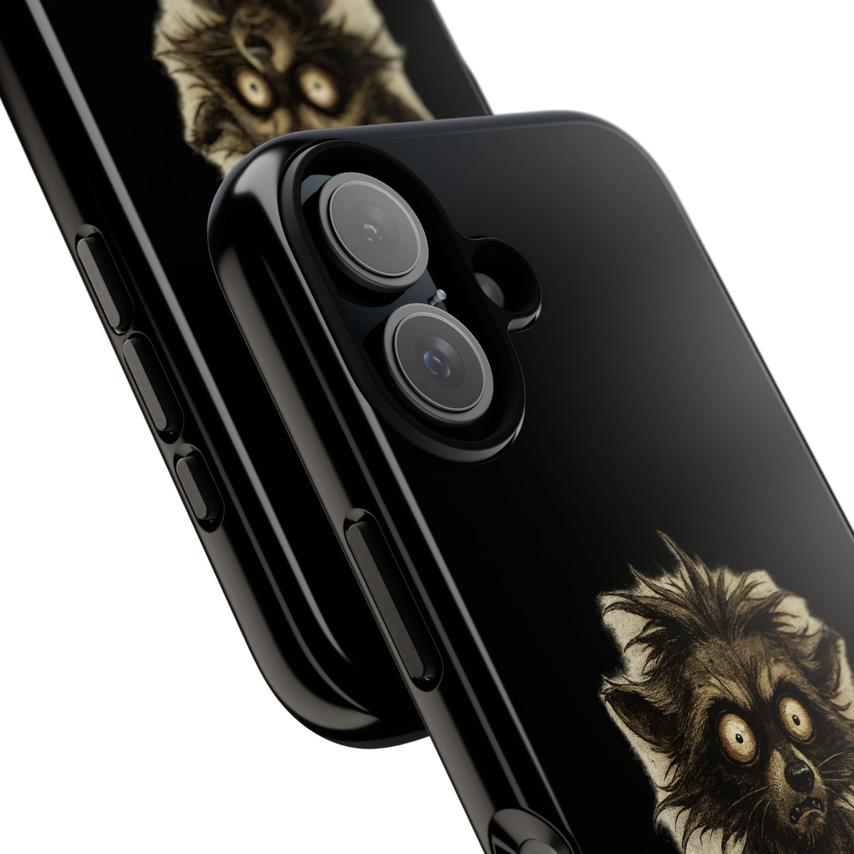 Phone Case — "Chosen by Darkness (Or Maybe Just Rabies)" Cute Creepy Lemur Design