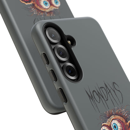 Mondays Zombie Character Phone Case – Funny Groggy Coffee Phone Cover
