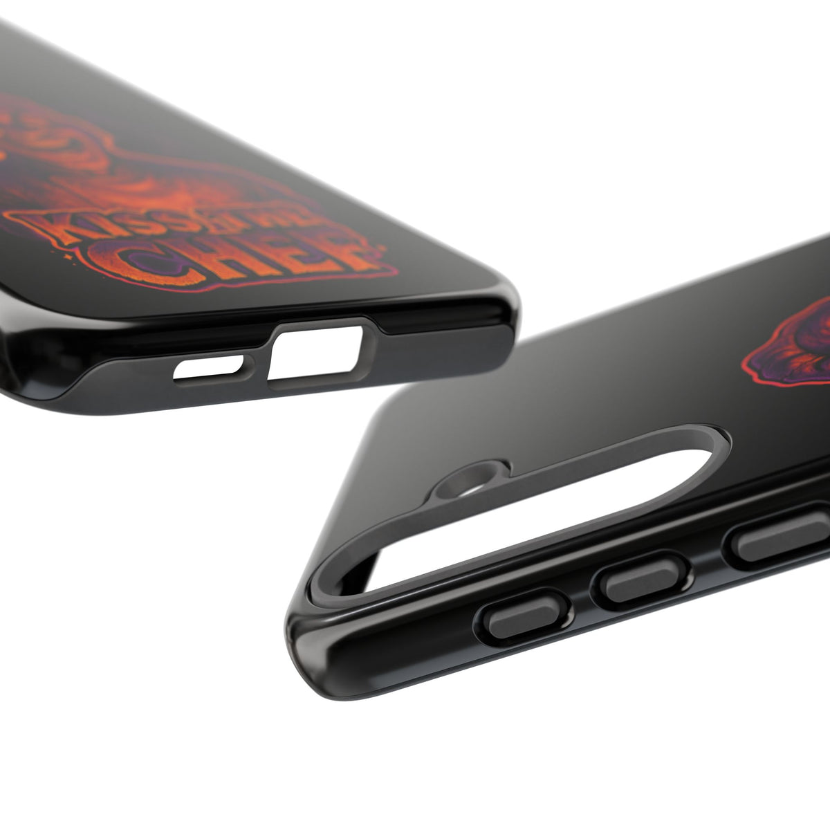 Phone Case — "Kiss the Chef" Neon Horror Chef Design