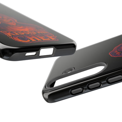 Phone Case — "Kiss the Chef" Neon Horror Chef Design