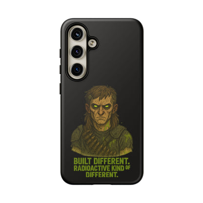 Phone Case — "Built Different, Radioactive Kind of Different" Mutant Design