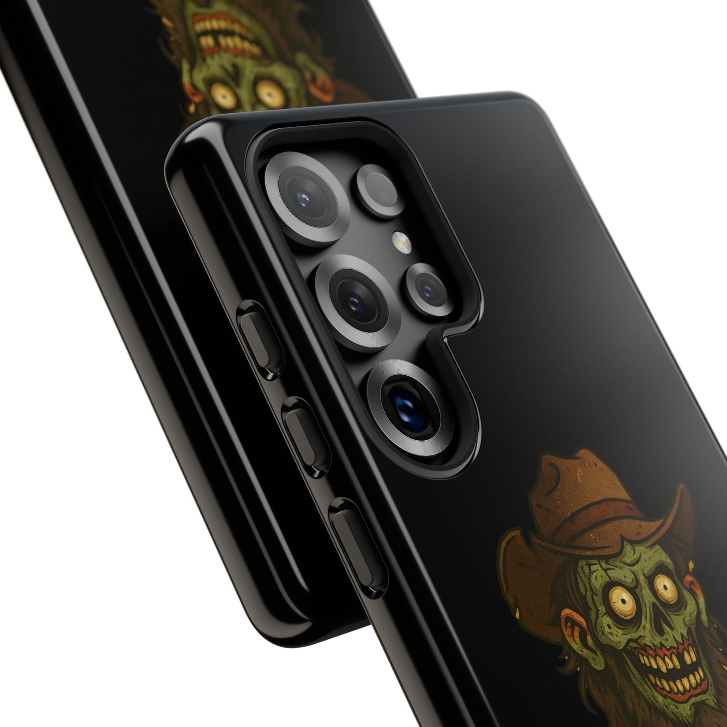 Zombie Cowboy Phone Case — "Ain't No Grave Gonna Hold This Yeehaw" Protective iPhone Cover