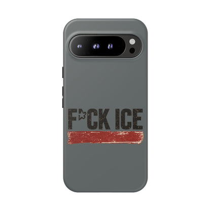 Phone Case - "F*CK ICE" Distressed Protest Design