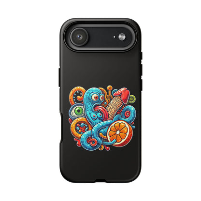Octopus Surf Phone Case — Colorful Nautical Art Protective Phone Cover