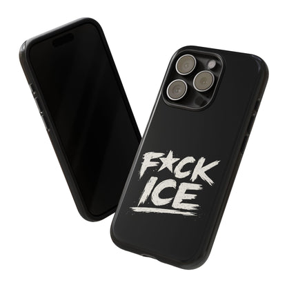 Phone Case — “F*ck Ice” Bold Protest Graphic Protective Case