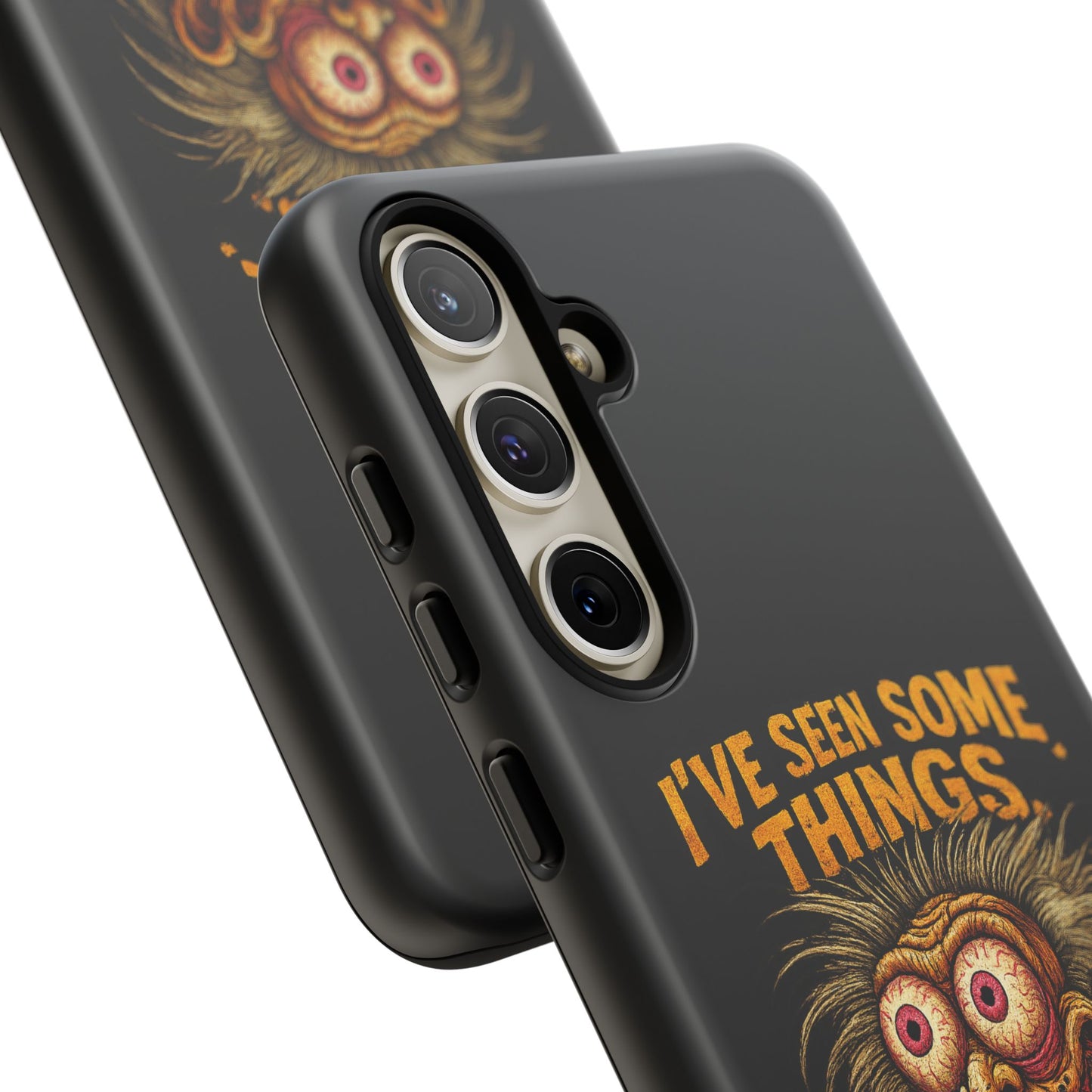 Funny Retro Monster Phone Case — "I've Seen Some Things, Most Of Them Were Me"