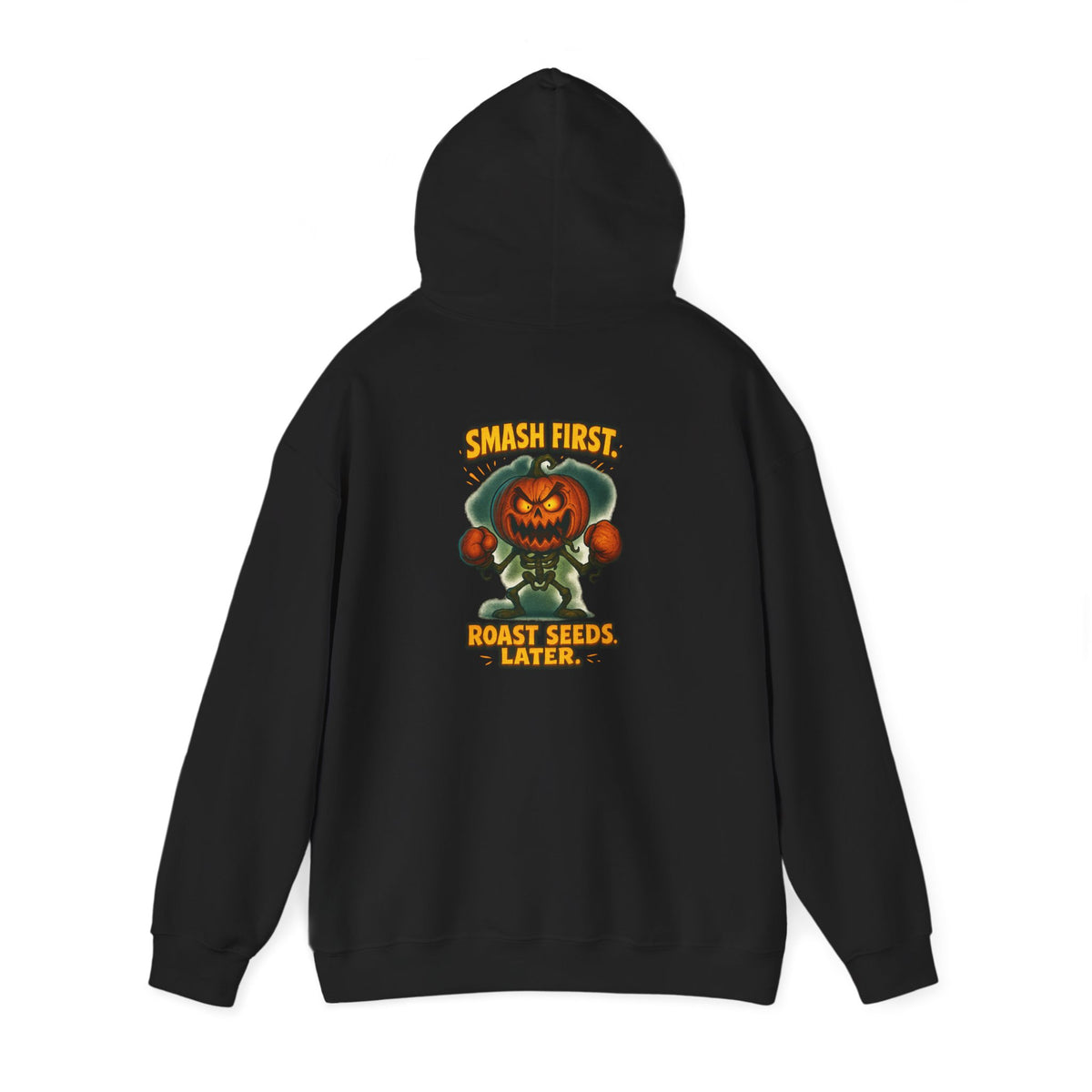 Pumpkin Punch Hoodie — "Smash First, Roast Seeds Later" Halloween Sweatshirt