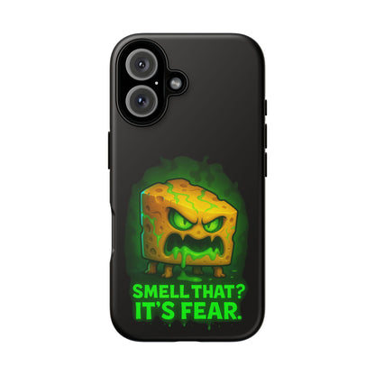 Phone Case — 'Smell That? It's Fear.' Spooky Cheese Monster Protective Case