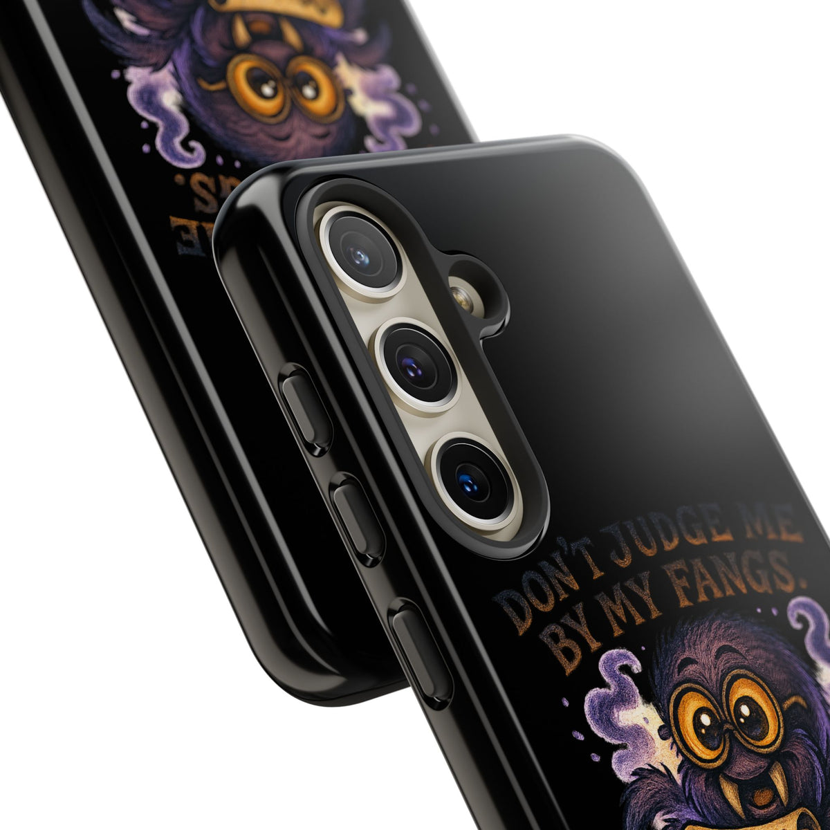 Phone Case — Fiery One-Eyed Demon with "I See Your Soul... And It's Disappointing"