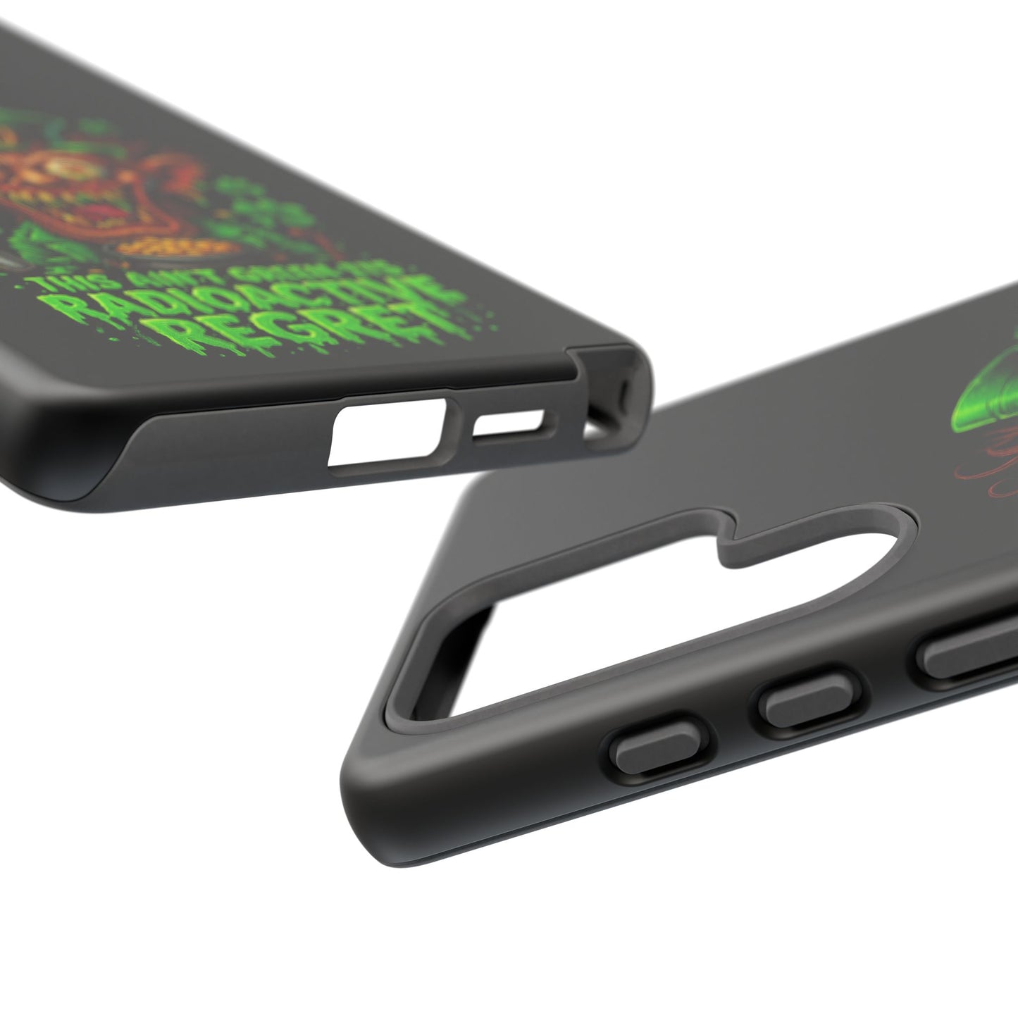 Radioactive Leprechaun Phone Case — "This Ain't Green, It's Radioactive Regret"