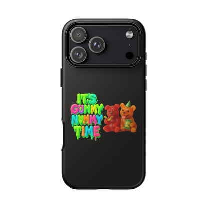 Phone Case — "It's Gummy Nummy Time" Colorful Gummy Bear Protective Case