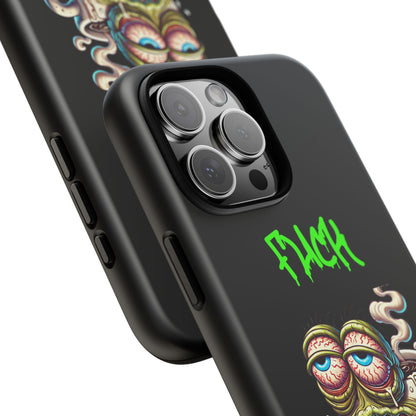 Phone Case — "F*** Monday" Grotesque Coffee Monster Shock Art