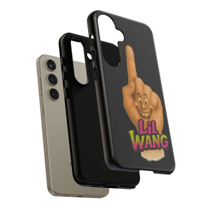 Phone Case — 'Lil Wang' Humorous Middle Finger Character Protective Cover