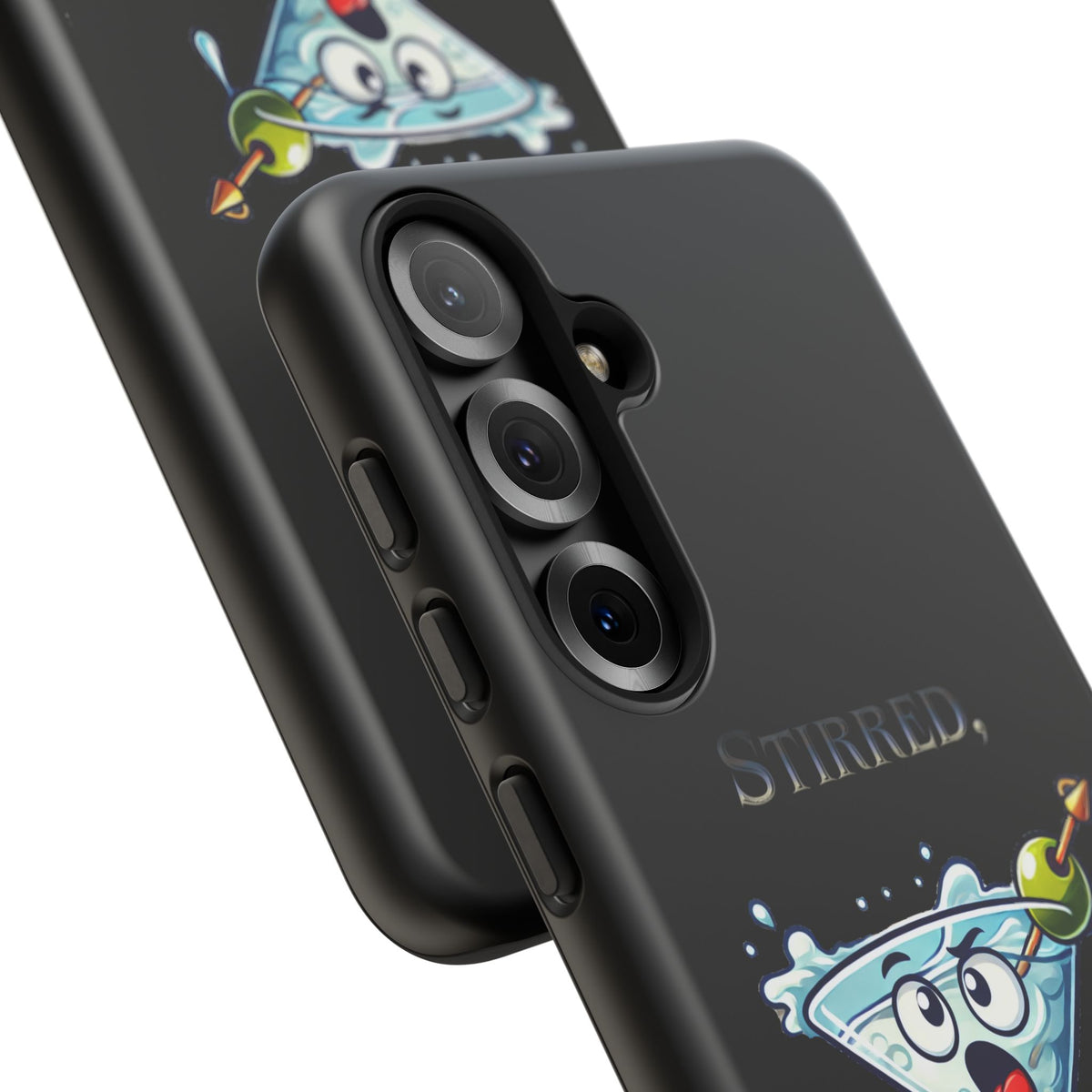 Stirred Not Shaken Phone Case — Funny Martini Cocktail Design