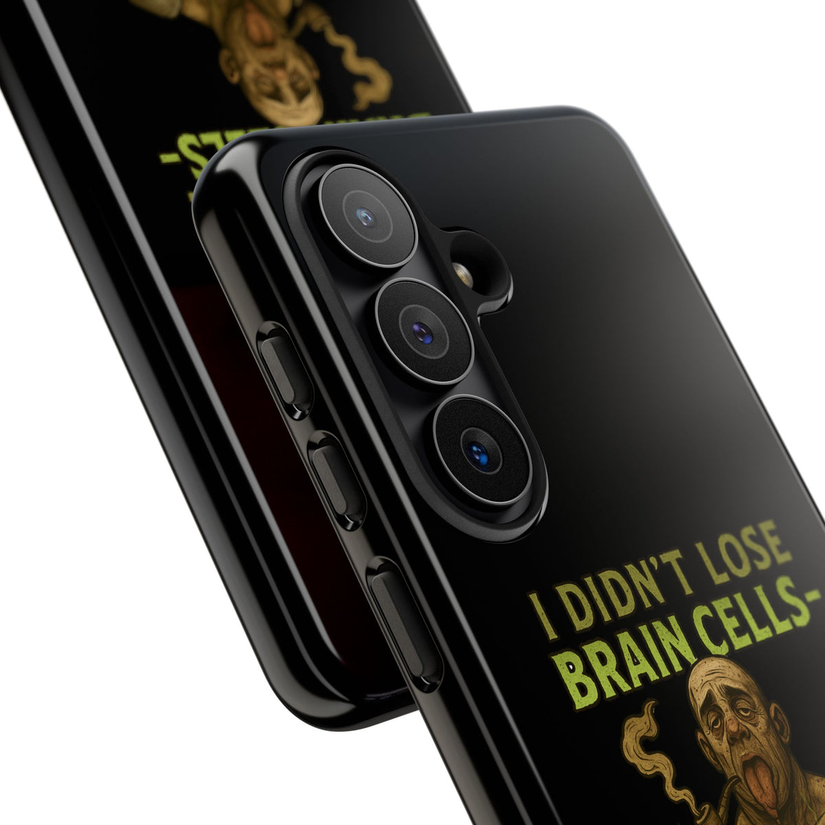Phone Case — “I Didn’t Lose Brain Cells — Someone Stole Them” Humorous Zombie Graphic
