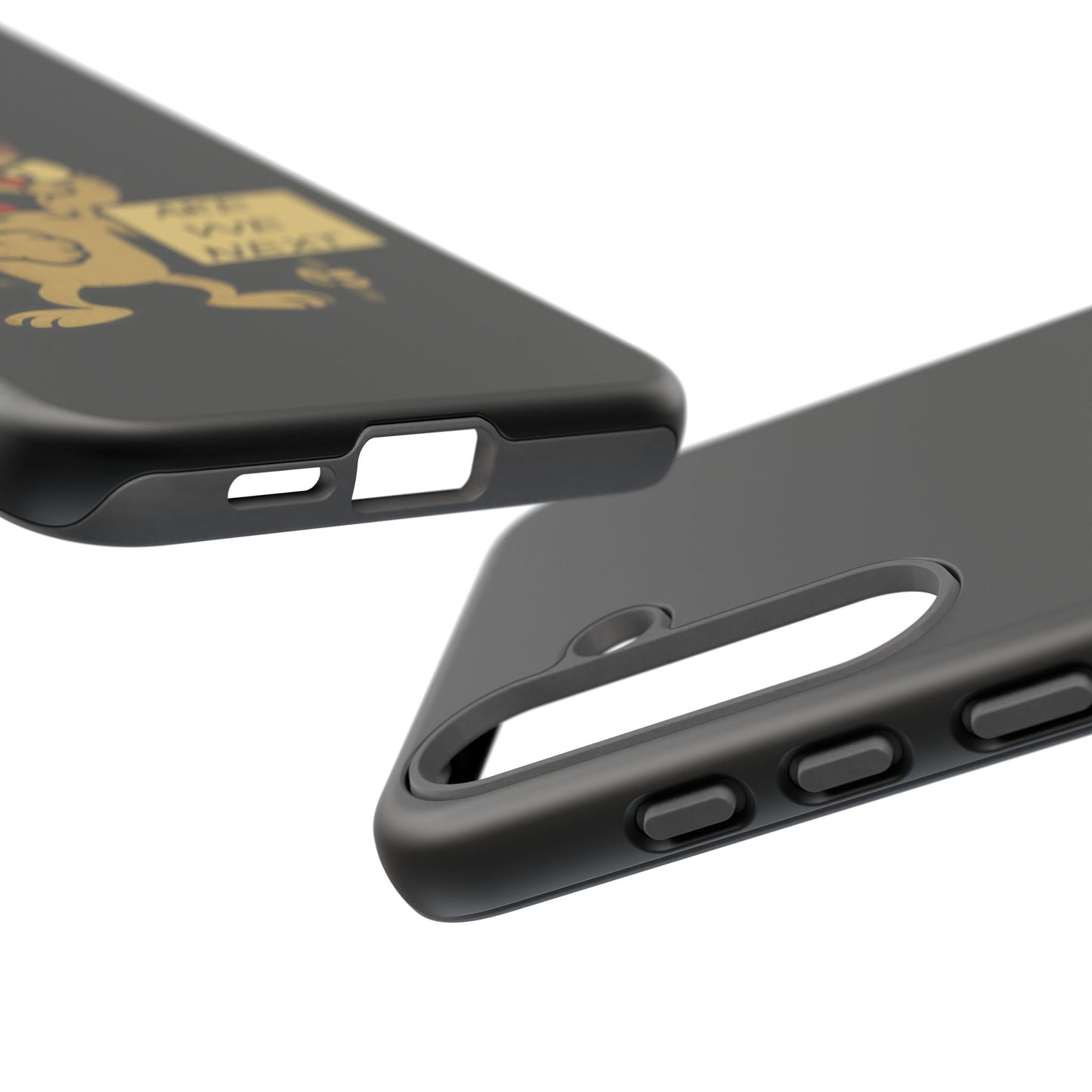 Angry Cat Phone Case — 'Are We Next' Protest Graphic iPhone Case