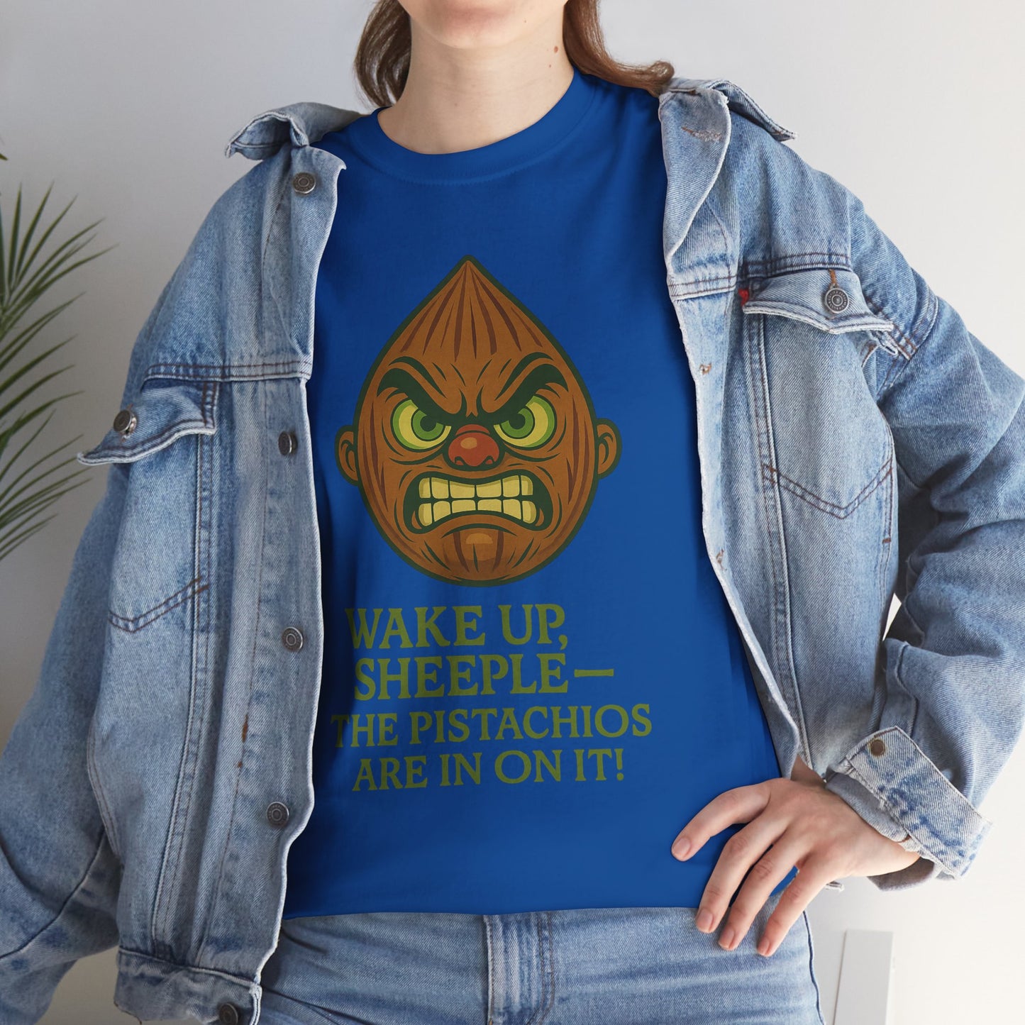 Almond Conspiracy – “The Pistachios Are In On It!” Tinfoil Nut Tee