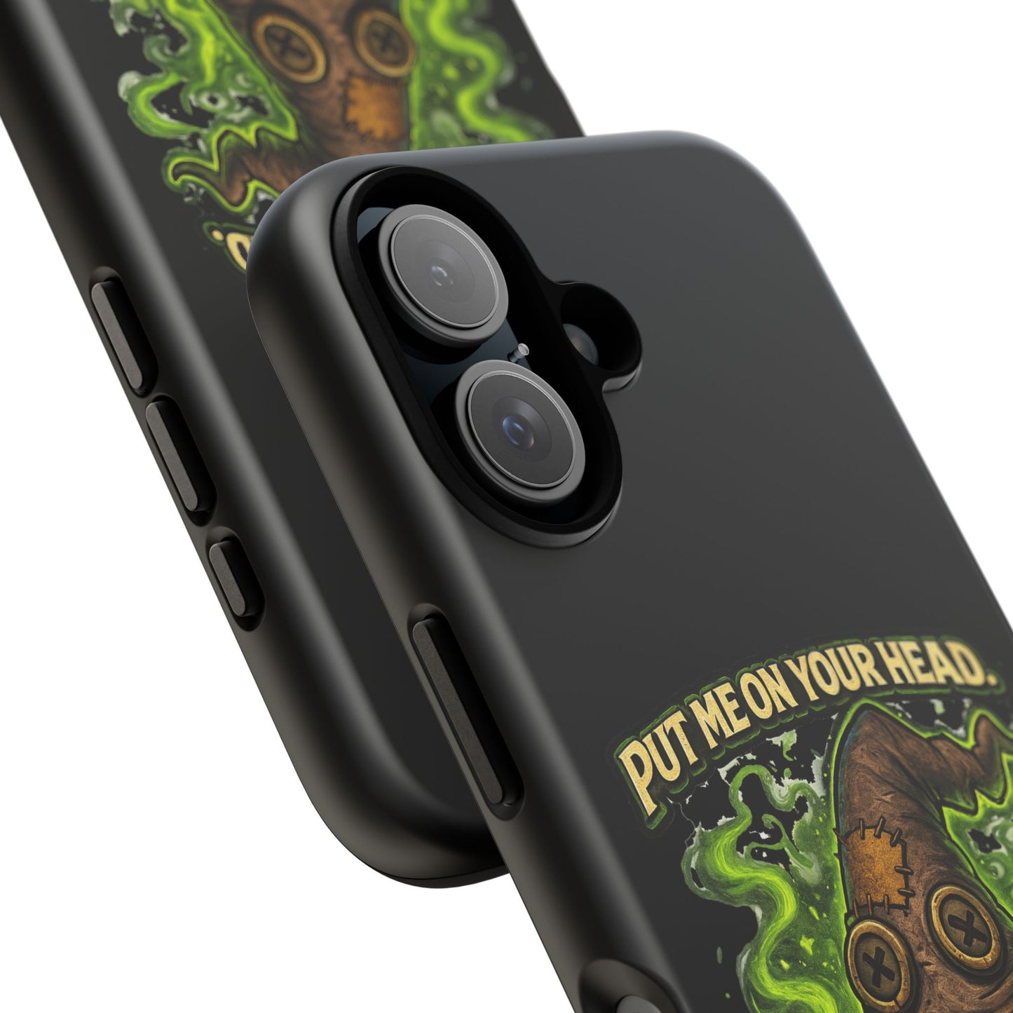 Phone Case — “Put Me On Your Head, I Double Dare You” Scary Witch Hat Design