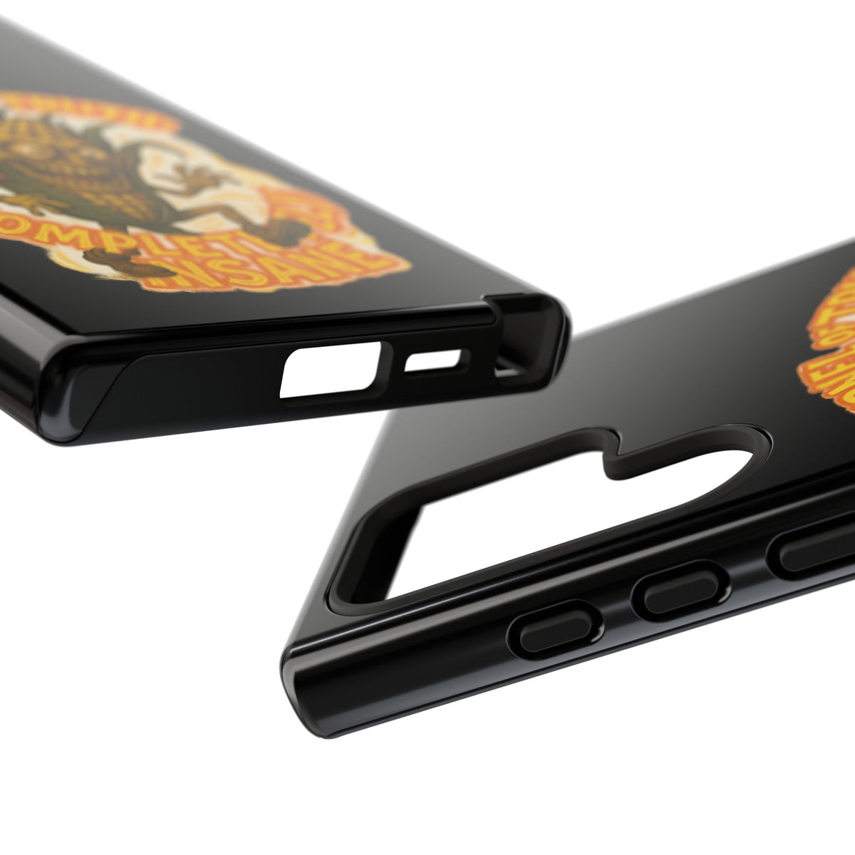 Corny Horror Phone Case - “Kernel of Truth, Completely Insane” Retro Corn Monster