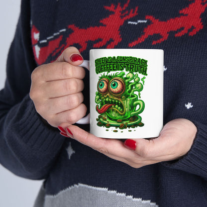 Sleep is a Conspiracy – Coffee is Truth Mug
