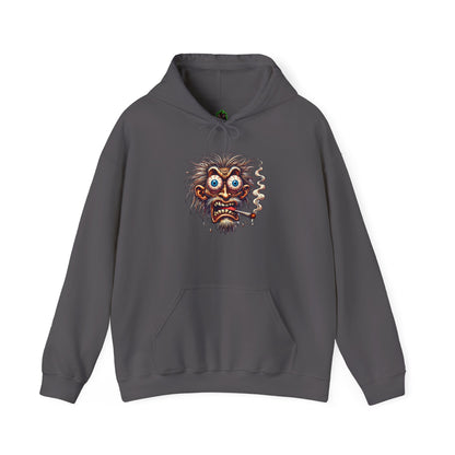 Hoodie — Freaky Monster Face Graphic Pullover