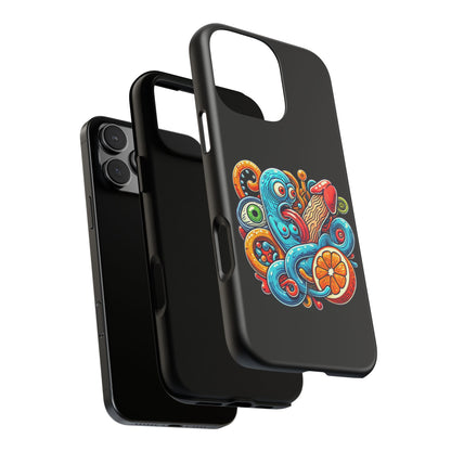Octopus Surf Phone Case — Colorful Nautical Art Protective Phone Cover