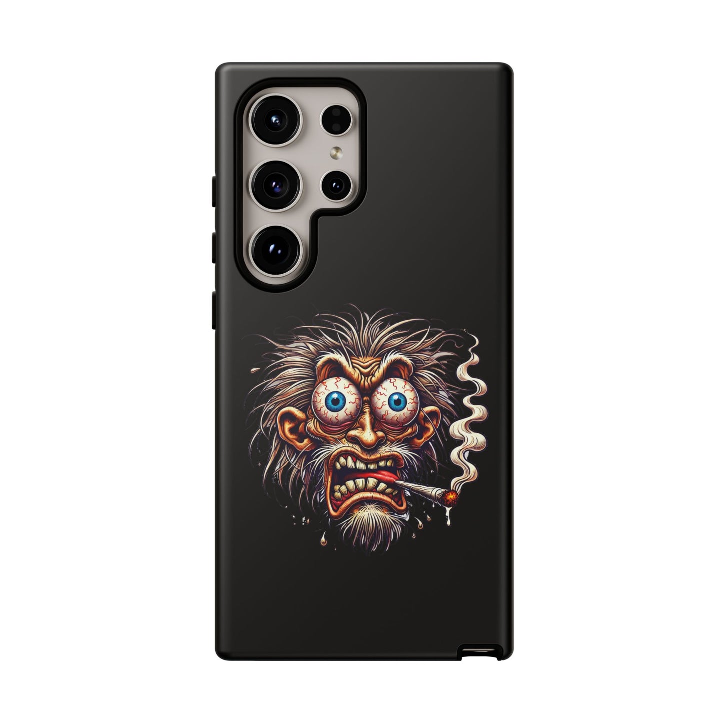Phone Case — Wild Cartoon Monster Smoking Design