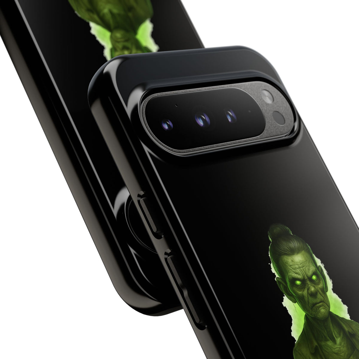 Spooky Green Ghost Phone Case — "I Baked Cookies, They Scream Now" Horror iPhone Cover