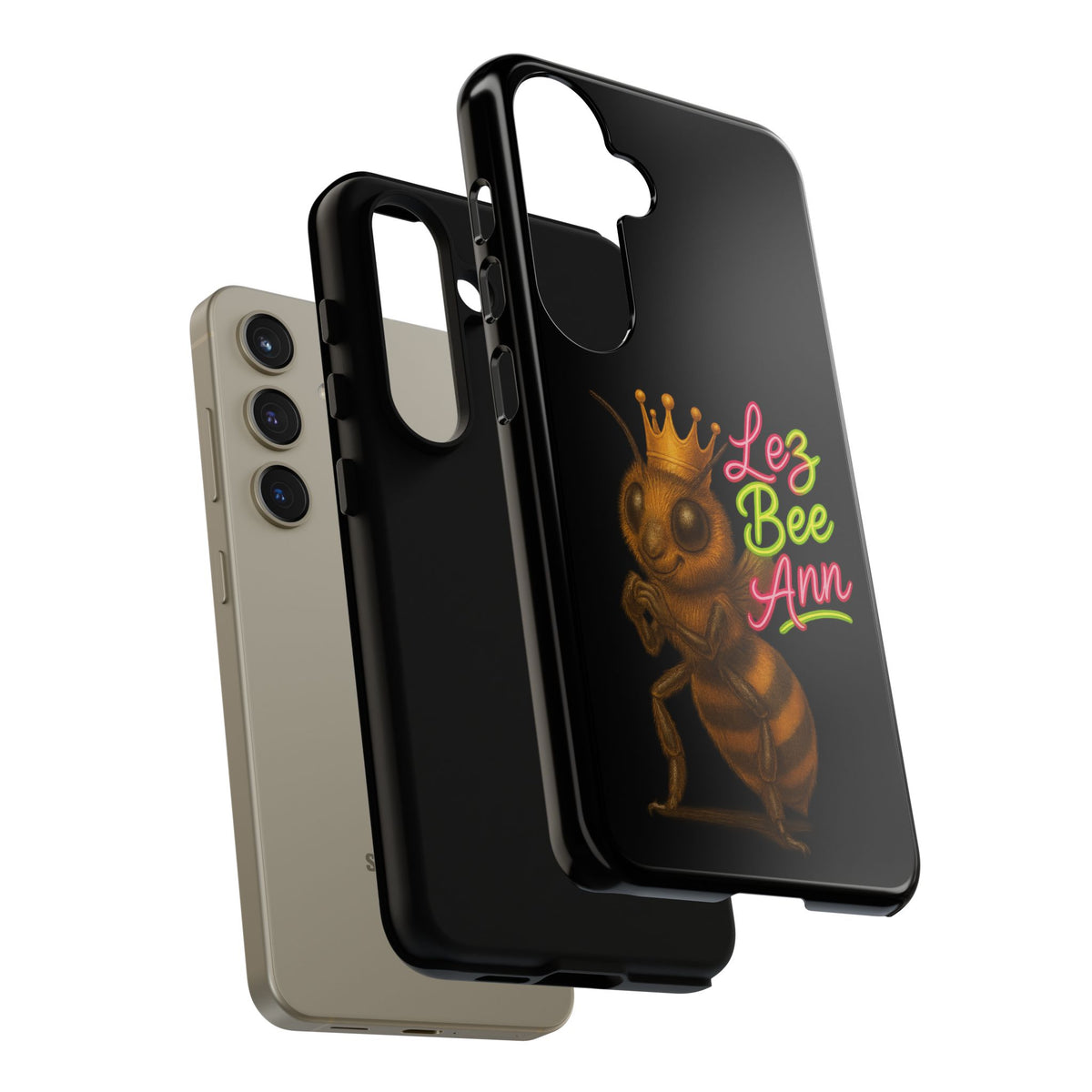 Phone Case — 'Lez Bee Ann' Queen Bee Tough Protective Cover