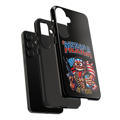 'MERICA Patriotic Phone Case — American Flag Madman Design