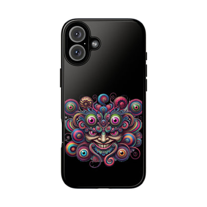 Psychedelic Smiling Eye Cluster Phone Case