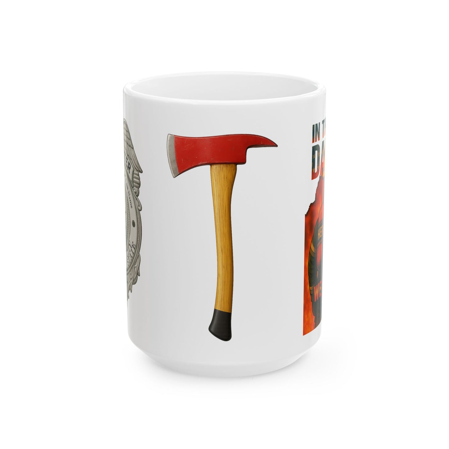 In the Heat of Danger – Firefighter Tribute Mug