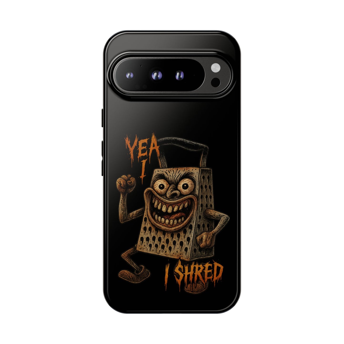 Phone Case — Funny Grater Character 'Yea I Shred' Protective iPhone Cover