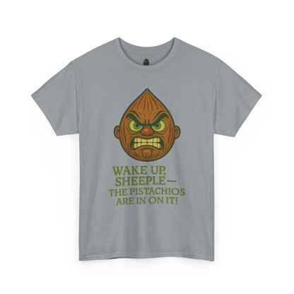 Almond Conspiracy – “The Pistachios Are In On It!” Tinfoil Nut Tee
