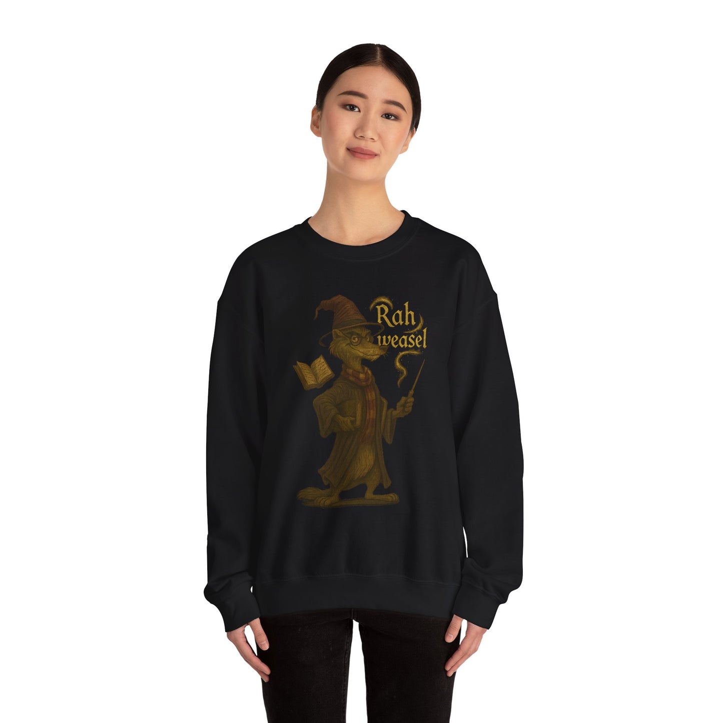Rah Weasel Crewneck – Wizarding Parody Edition