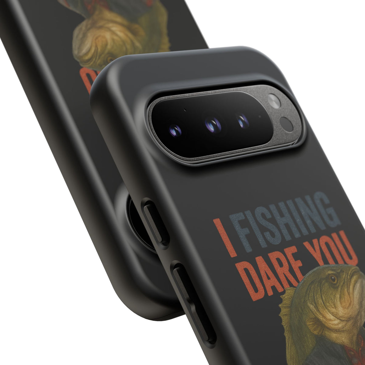 Fishing Dare You Phone Case — Funny Bass Angler Protective Cover