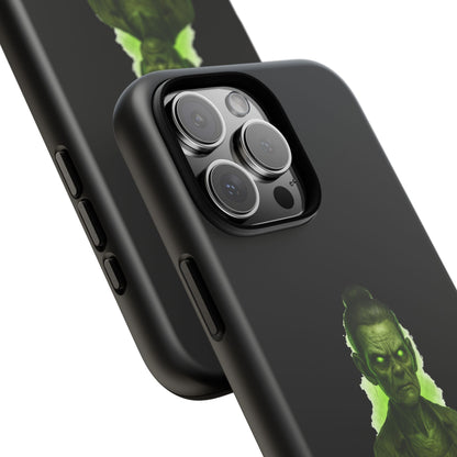 Spooky Green Ghost Phone Case — "I Baked Cookies, They Scream Now" Horror iPhone Cover