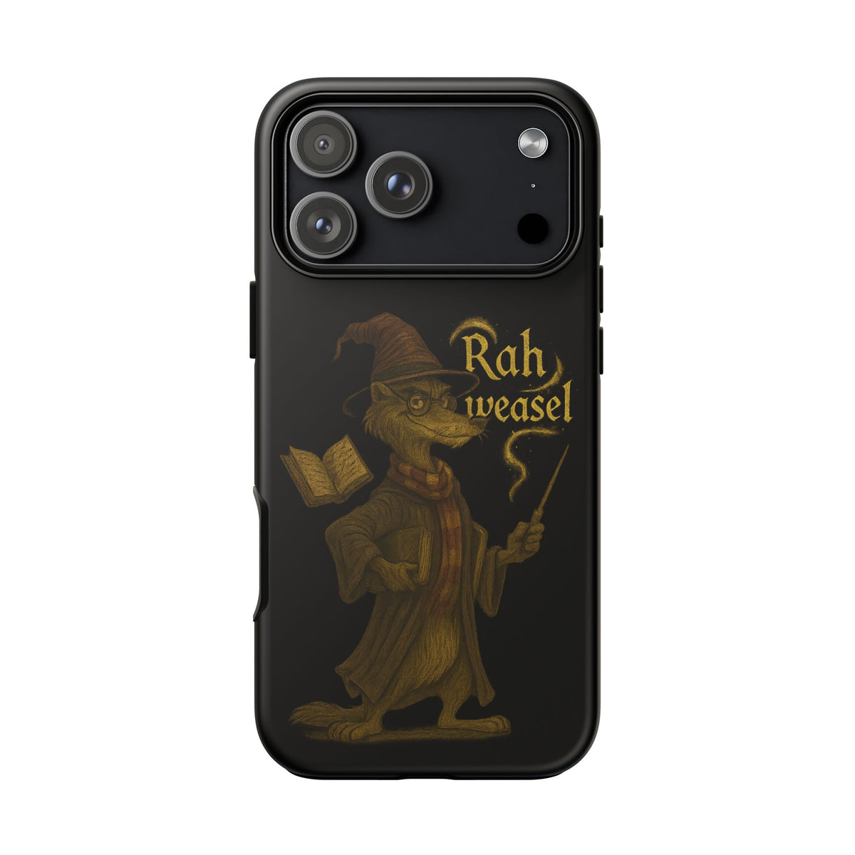 Rah Weasel Wizard Phone Case — Cute Fantasy Magical Creature iPhone Cover