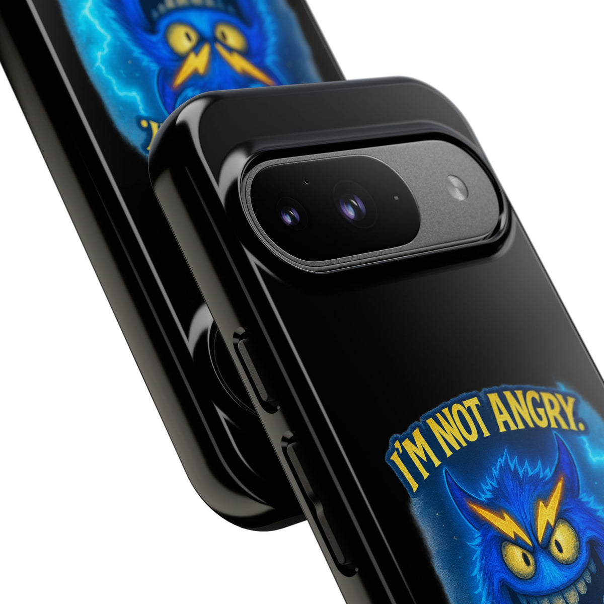 Phone Case - "I'm Not Angry, I'm Fully Charged" Electric Monster Protective Cover