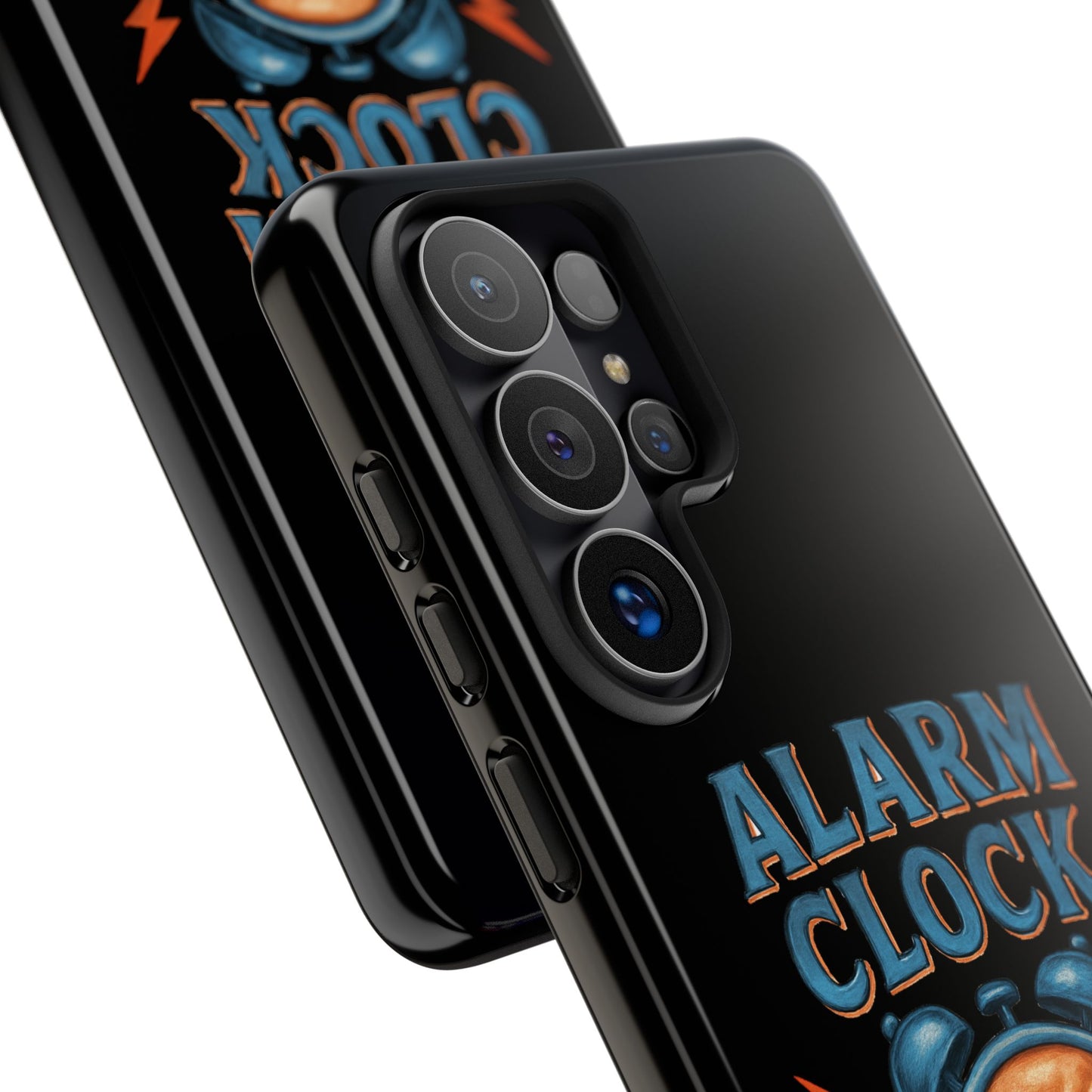 Phone Case — "Alarm Clock" Retro Screaming Clock Protective Cover