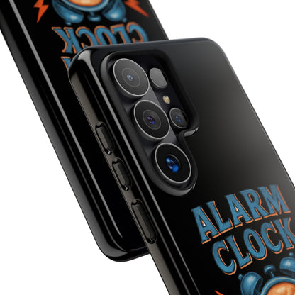 Phone Case — "Alarm Clock" Retro Screaming Clock Protective Cover