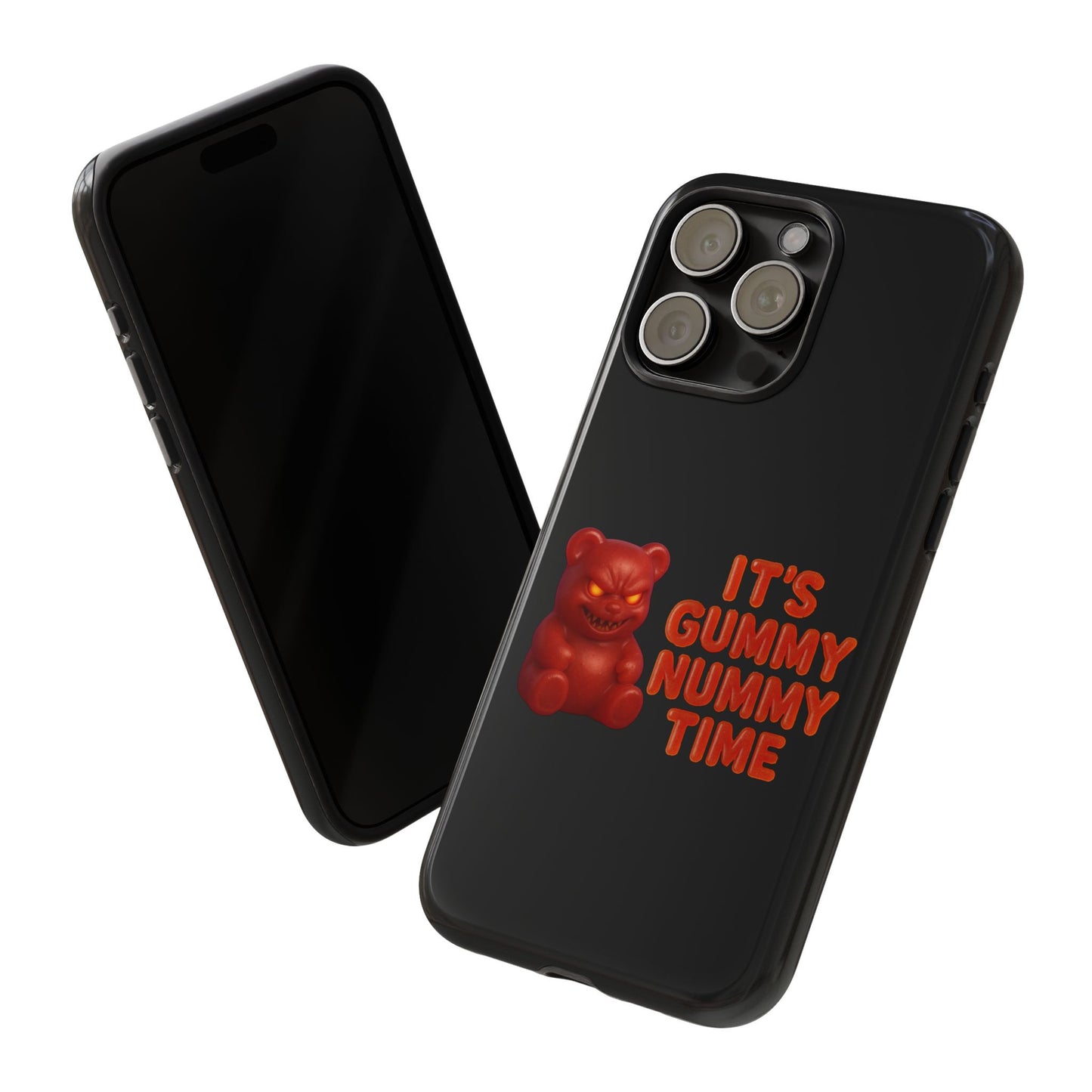 Phone Case — "It's Gummy Nummy Time" Red Gummy Bear Protective Case