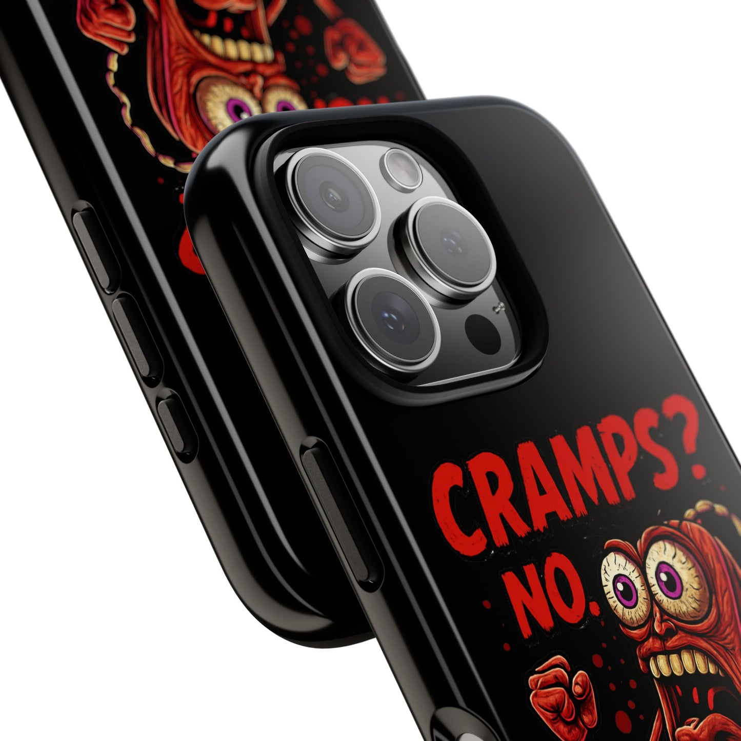 Phone Case — "Cramps? No, Wrath!" Retro Hot-Pepper Graphic
