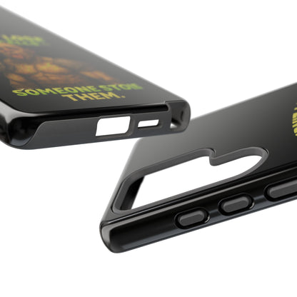 Phone Case — "I Didn't Lose Brain Cells, Someone Stole Them" Funny Zombie Warrior Protective Cover