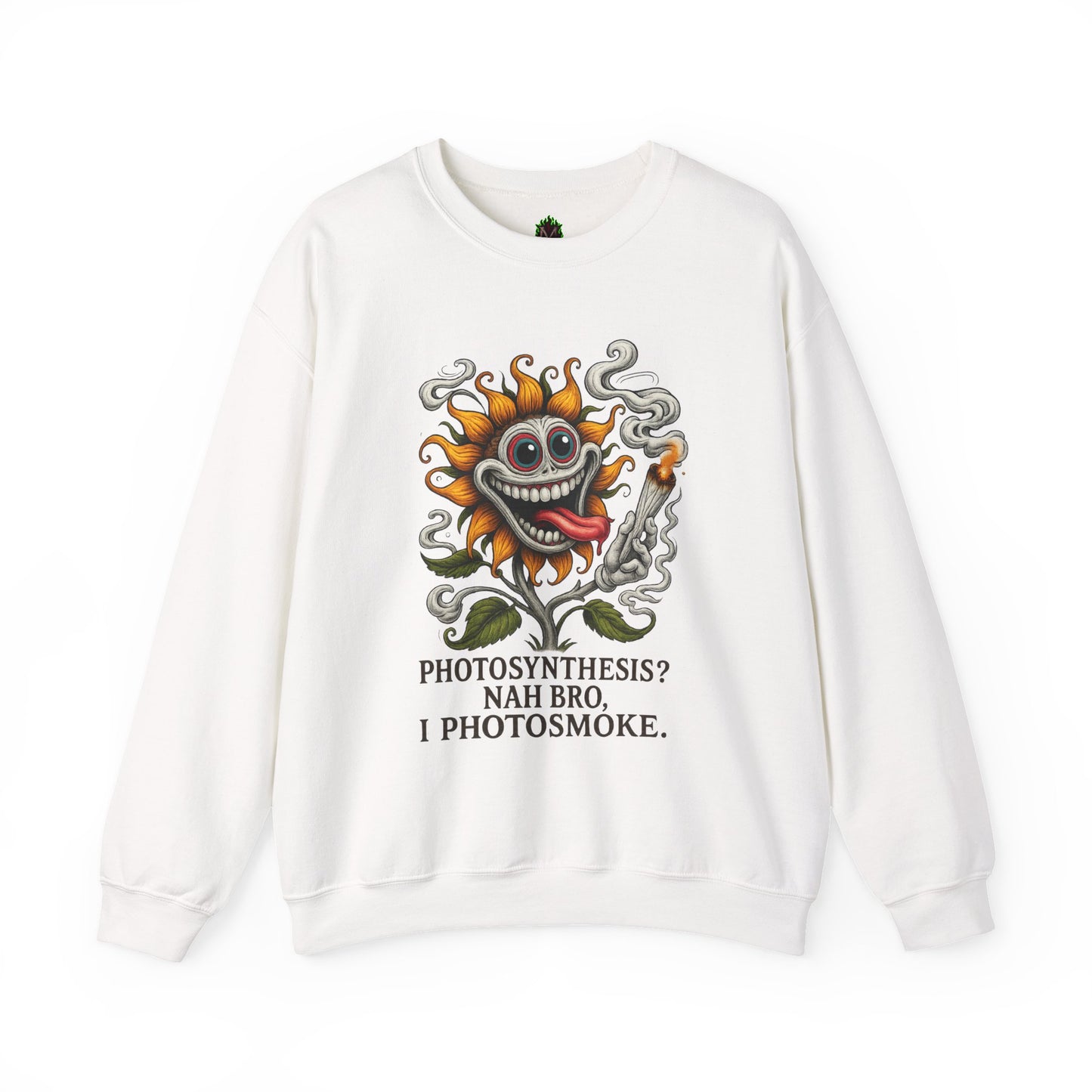 Photosmoke Sunflower Crewneck Sweatshirt