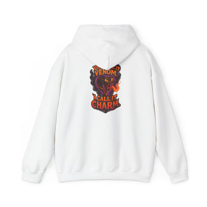 Venom I Call It Charm Hoodie — Spooky Snake Graphic Pullover
