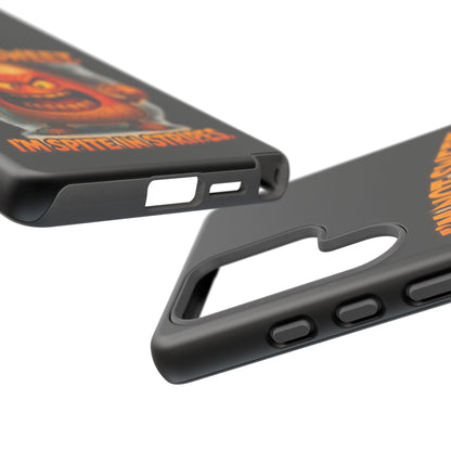Phone Case — "I'm Not Sweet, I'm Spite in Stripes" Candy Monster Design